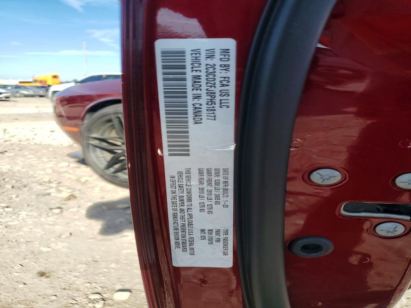 Продаж на аукціоні авто 2023 Dodge Challenger, vin: 2C3CDZFJ8PH518177, номер лоту: 46199256