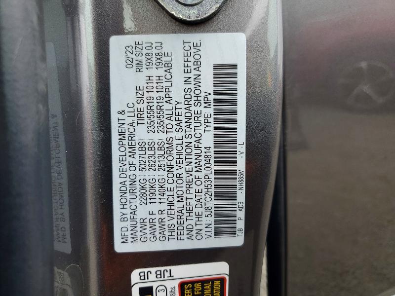 Aukcja sprzedaży 2023 Acura Rdx, vin: 5J8TC2H53PL004814, numer aukcji: 47998956
