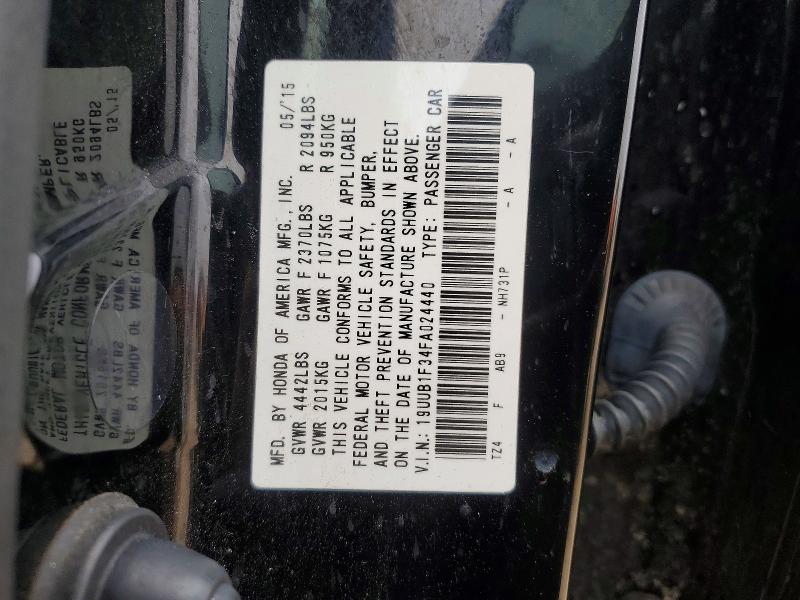 41838986 :رقم المزاد ، 19UUB1F34FA024440 vin ، 2015 Acura Tlx مزاد بيع