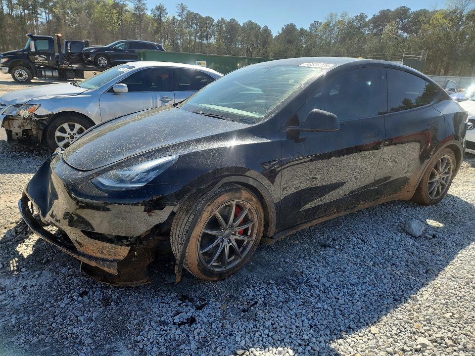 Продажа на аукционе авто 2021 Tesla Model Y, vin: 5YJYGDEF1MF081908, номер лота: 46370256