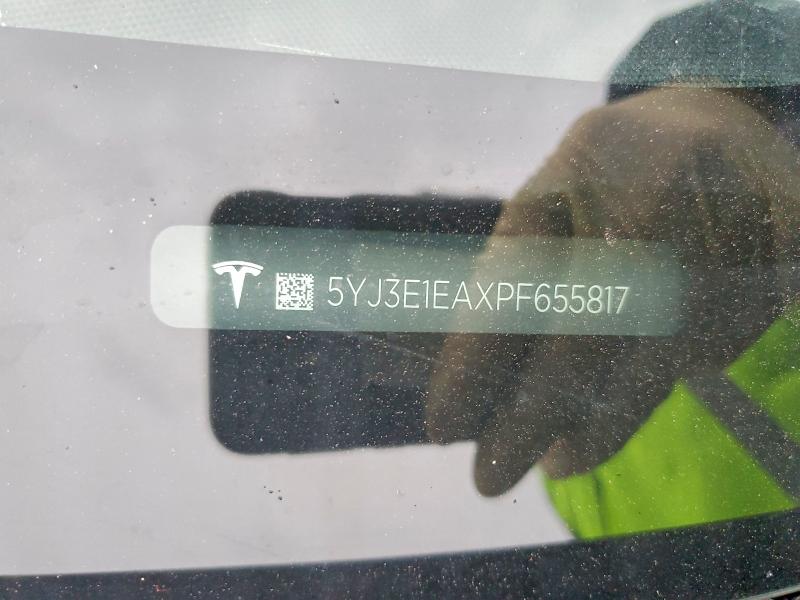 Продаж на аукціоні авто 2023 Tesla Model 3, vin: 5YJ3E1EAXPF655817, номер лоту: 46113786