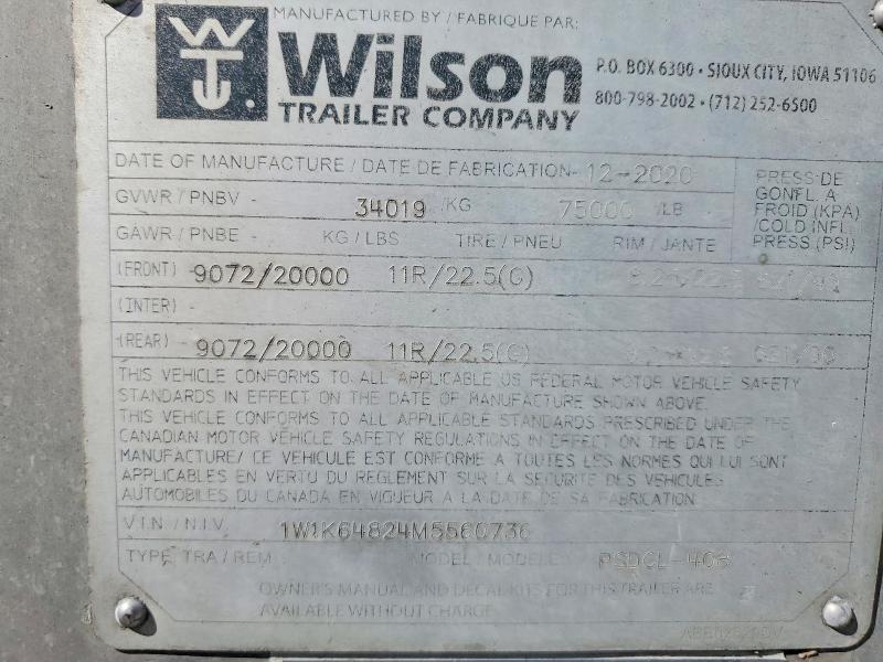 Продаж на аукціоні авто 2021 Wilson Wilson, vin: 1W1K64824M5560736, номер лоту: 58159386
