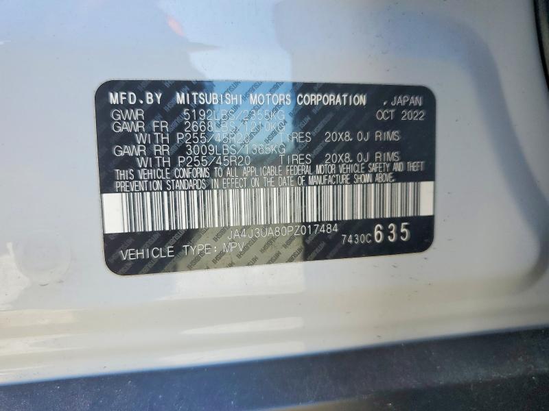 Продаж на аукціоні авто 2023 Mitsubishi Outlander, vin: JA4J3UA80PZ017484, номер лоту: 46284926