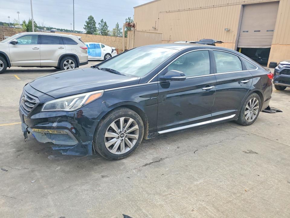 Auction sale of the 2015 Hyundai Sonata, vin: 5NPE34AF8FH077640, lot number: 55399206