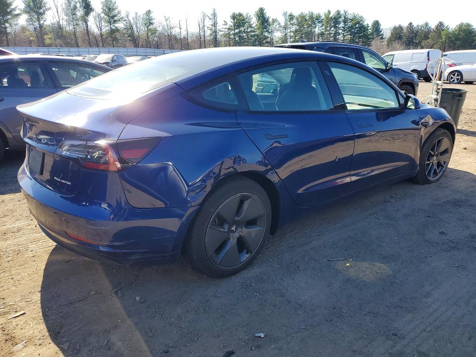 2022 Tesla Model 3 მანქანა იყიდება აუქციონზე, vin: 5YJ3E1EB7NF204656, აუქციონის ნომერი: 46053066