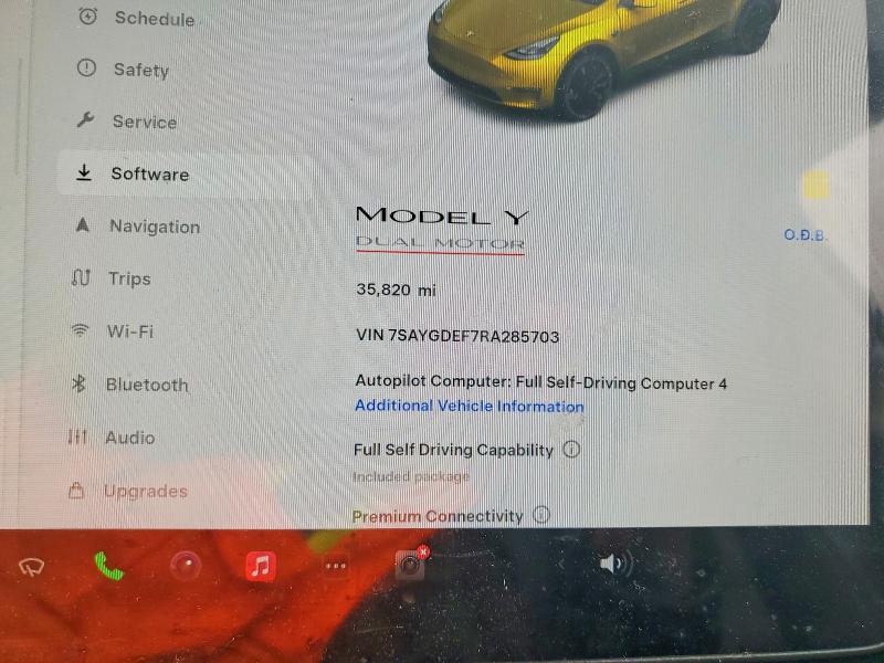 Продаж на аукціоні авто 2024 Tesla Model Y, vin: 7SAYGDEF7RA285703, номер лоту: 75697955