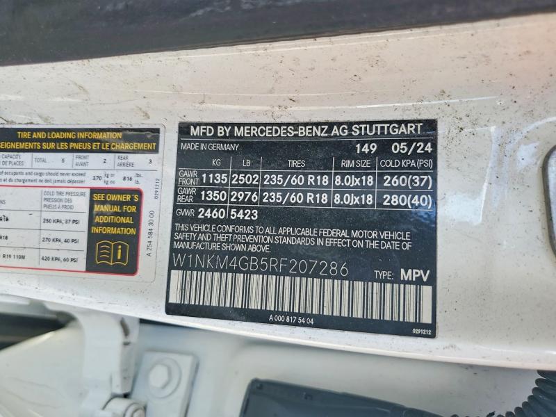 Aukcja sprzedaży 2024 Mercedes-benz Glc, vin: W1NKM4GB5RF207286, numer aukcji: 45977526