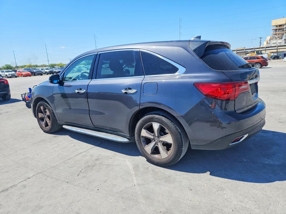 46914366 :رقم المزاد ، 5FRYD3H28GB017007 vin ، 2016 Acura Mdx مزاد بيع