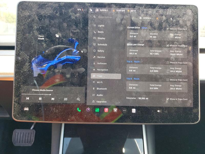 Продажа на аукционе авто 2020 Tesla Model 3, vin: 5YJ3E1EB7LF790322, номер лота: 45539006