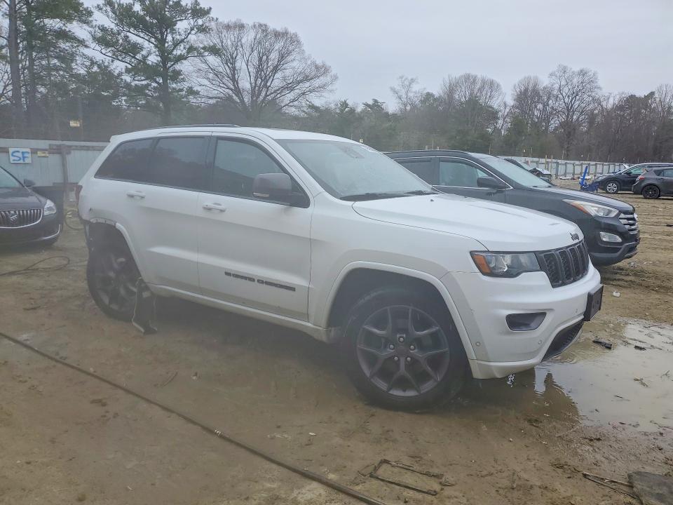 47595586 :رقم المزاد ، 1C4RJFBG3MC737652 vin ، 2021 Jeep Grand Cherokee مزاد بيع