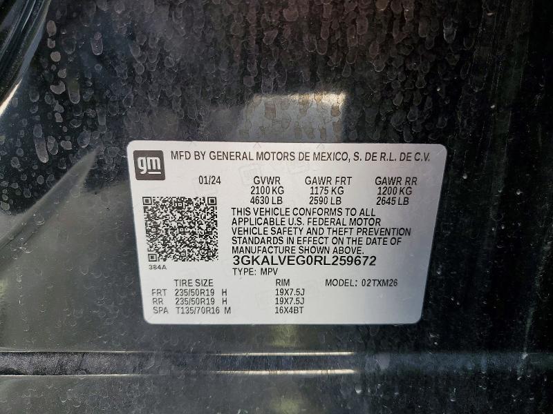 Продажа на аукционе авто 2024 Gmc Terrain, vin: 3GKALVEG0RL259672, номер лота: 46424006