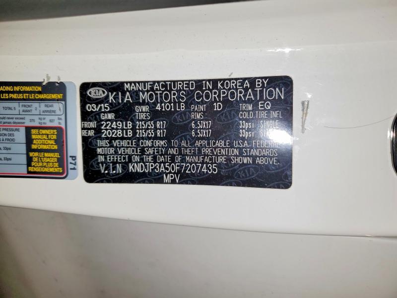 47450926 :رقم المزاد ، KNDJP3A50F7207435 vin ، 2015 Kia Soul مزاد بيع