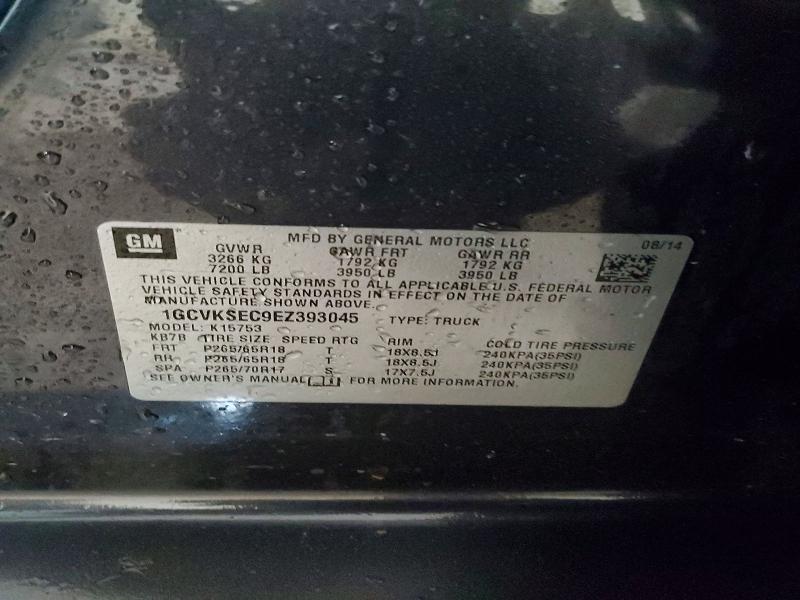 Aukcja sprzedaży 2014 Chevrolet Silverado, vin: 1GCVKSEC9EZ393045, numer aukcji: 46482986