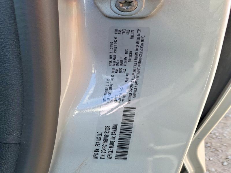 2026 Chrysler Pacifica მანქანა იყიდება აუქციონზე, vin: 2C4RC1BG0TR183036, აუქციონის ნომერი: 48194506