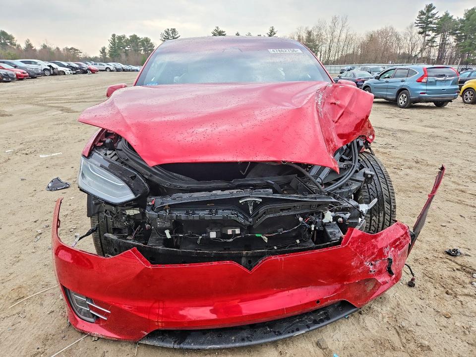 2021 Tesla Model X მანქანა იყიდება აუქციონზე, vin: 5YJXCBE2XMF322924, აუქციონის ნომერი: 47862756