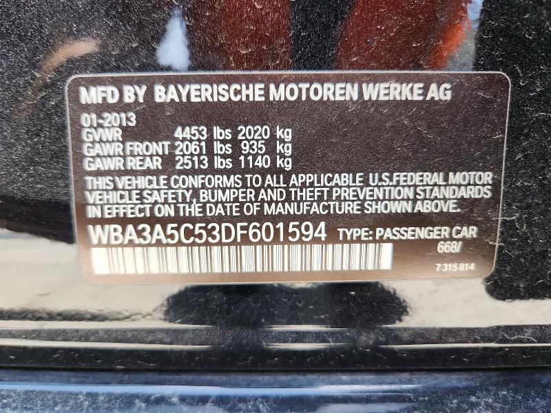 Aukcja sprzedaży 2013 Bmw 328, vin: WBA3A5C53DF601594, numer aukcji: 46718696