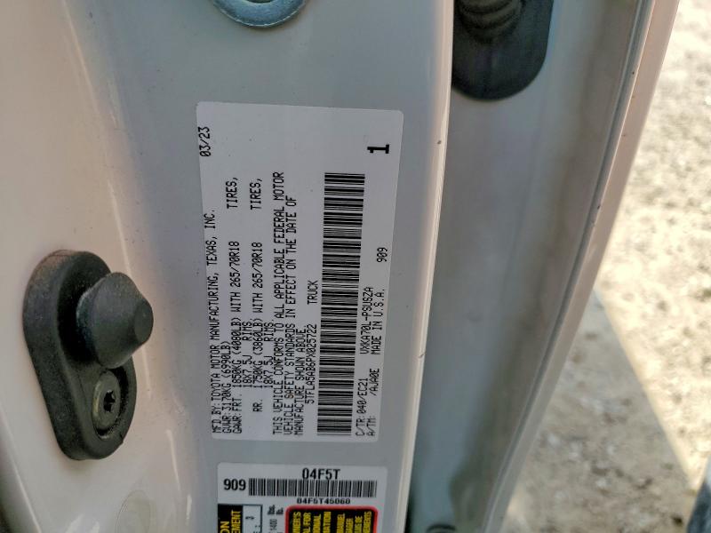 Aukcja sprzedaży 2023 Toyota Tundra, vin: 5TFLA5AB6PX025722, numer aukcji: 47984646