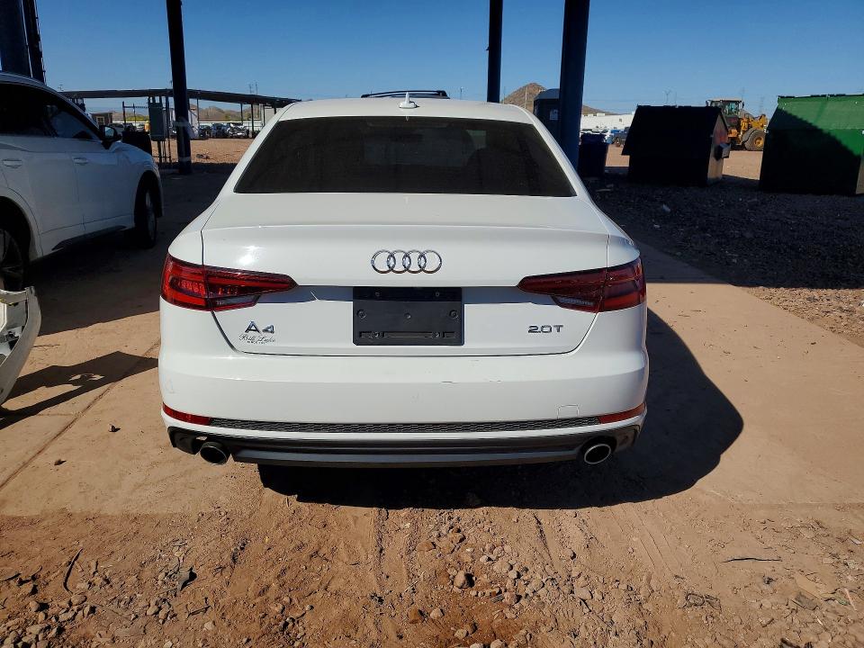 Продажа на аукционе авто 2018 Audi A4, vin: WAUKMAF48JA226115, номер лота: 41786406