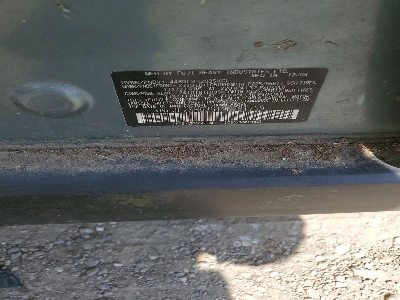 Aukcja sprzedaży 2009 Subaru Forester, vin: JF2SH63619H781759, numer aukcji: 79870455