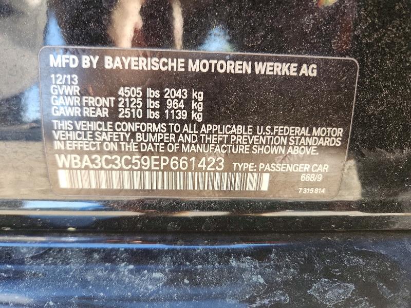 Aukcja sprzedaży 2014 Bmw 320, vin: WBA3C3C59EP661423, numer aukcji: 46699536