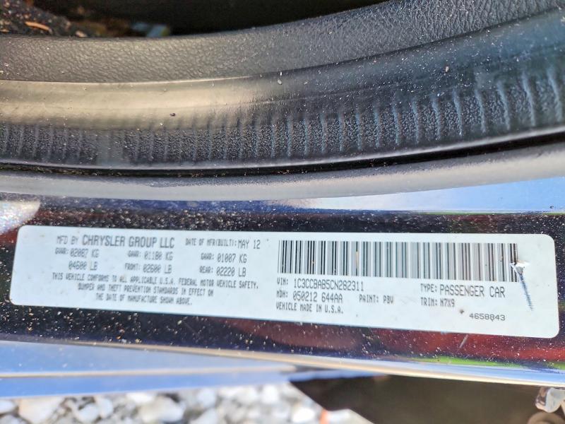 Aukcja sprzedaży 2012 Chrysler 200, vin: 1C3CCBAB5CN282311, numer aukcji: 47357086