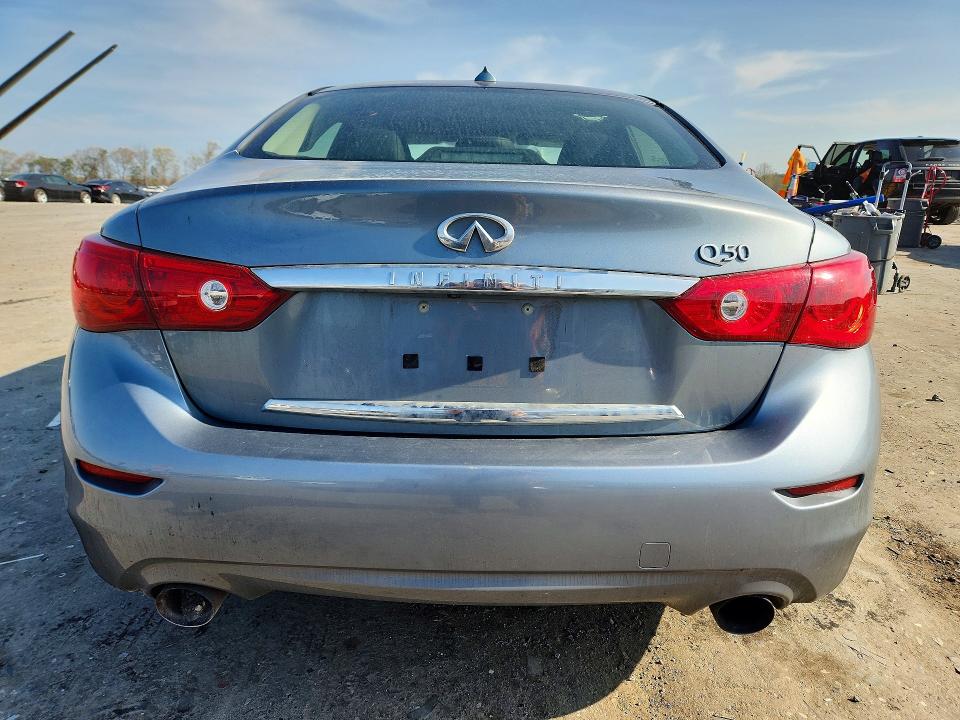 48281446 :رقم المزاد ، JN1BV7AP8FM348857 vin ، 2015 Infiniti Q50 مزاد بيع