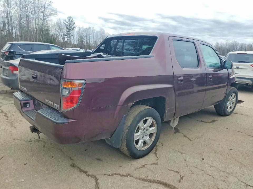 2007 Honda Ridgeline მანქანა იყიდება აუქციონზე, vin: 2HJYK16557H003614, აუქციონის ნომერი: 47135836