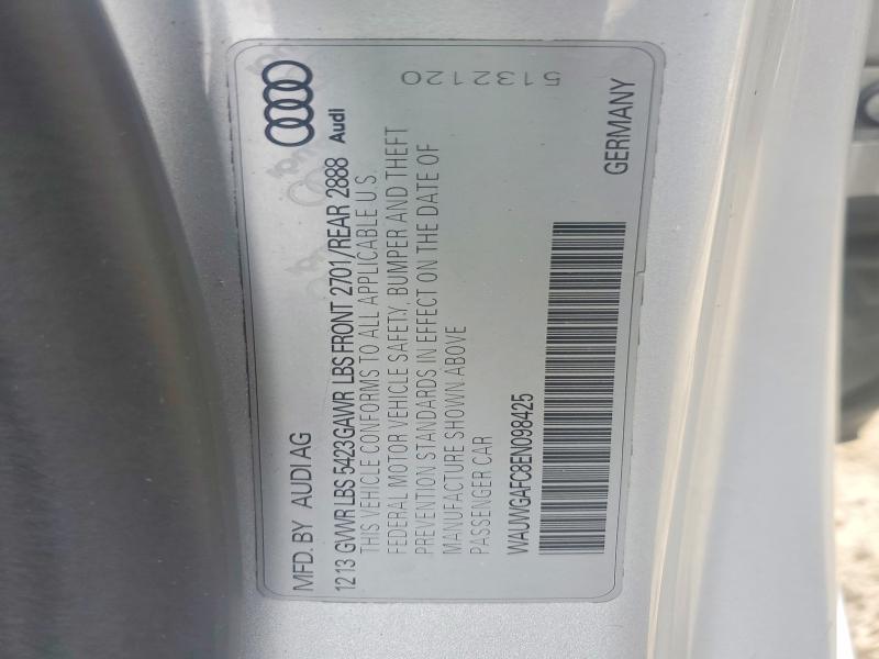 Продажа на аукционе авто 2014 Audi A7, vin: WAUWGAFC8EN098425, номер лота: 45807356