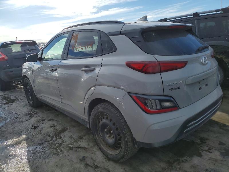 2022 Hyundai Kona Electric მანქანა იყიდება აუქციონზე, vin: KM8K23AG0NU147835, აუქციონის ნომერი: 41727646
