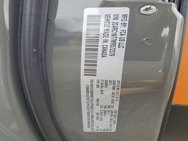 Продаж на аукціоні авто 2021 Chrysler Pacifica, vin: 2C4RC1N77MR572379, номер лоту: 47817766