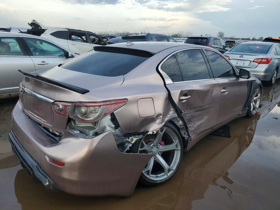 41756026 :رقم المزاد ، JN1BV7AR7EM683057 vin ، 2014 Infiniti Q50 مزاد بيع