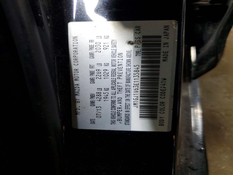 Продажа на аукционе авто 2014 Mazda 6, vin: JM1GJ1V63E1135845, номер лота: 47277686