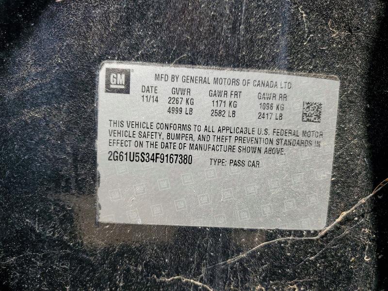 47954326 :رقم المزاد ، 2G61U5S34F9167380 vin ، 2015 Cadillac Xts مزاد بيع