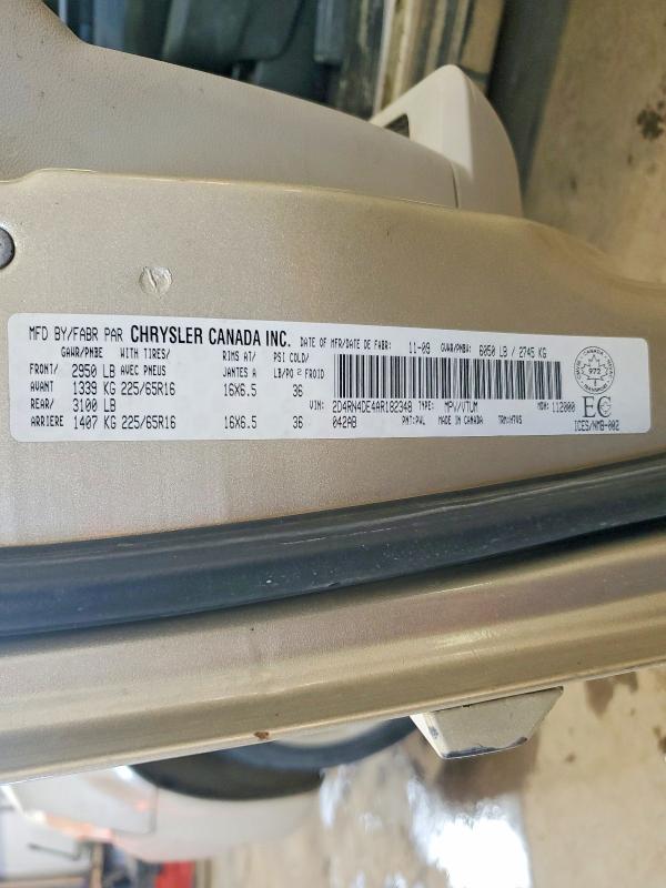 Продаж на аукціоні авто 2010 Dodge Grand Caravan, vin: 2D4RN4DE4AR182348, номер лоту: 47457516