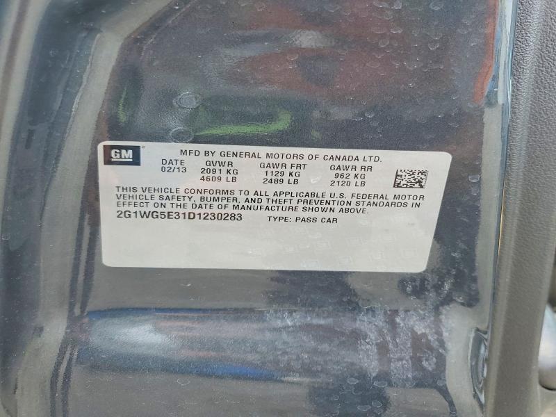 2013 Chevrolet Impala მანქანა იყიდება აუქციონზე, vin: 2G1WG5E31D1230283, აუქციონის ნომერი: 47903866