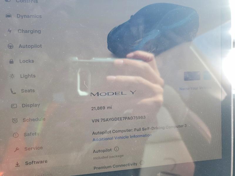 2023 Tesla Model Y მანქანა იყიდება აუქციონზე, vin: 7SAYGDEE7PA075963, აუქციონის ნომერი: 46952746