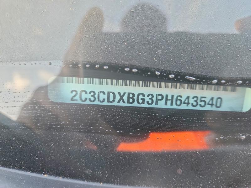 79957335 :رقم المزاد ، 2C3CDXBG3PH643540 vin ، 2023 Dodge Charger مزاد بيع