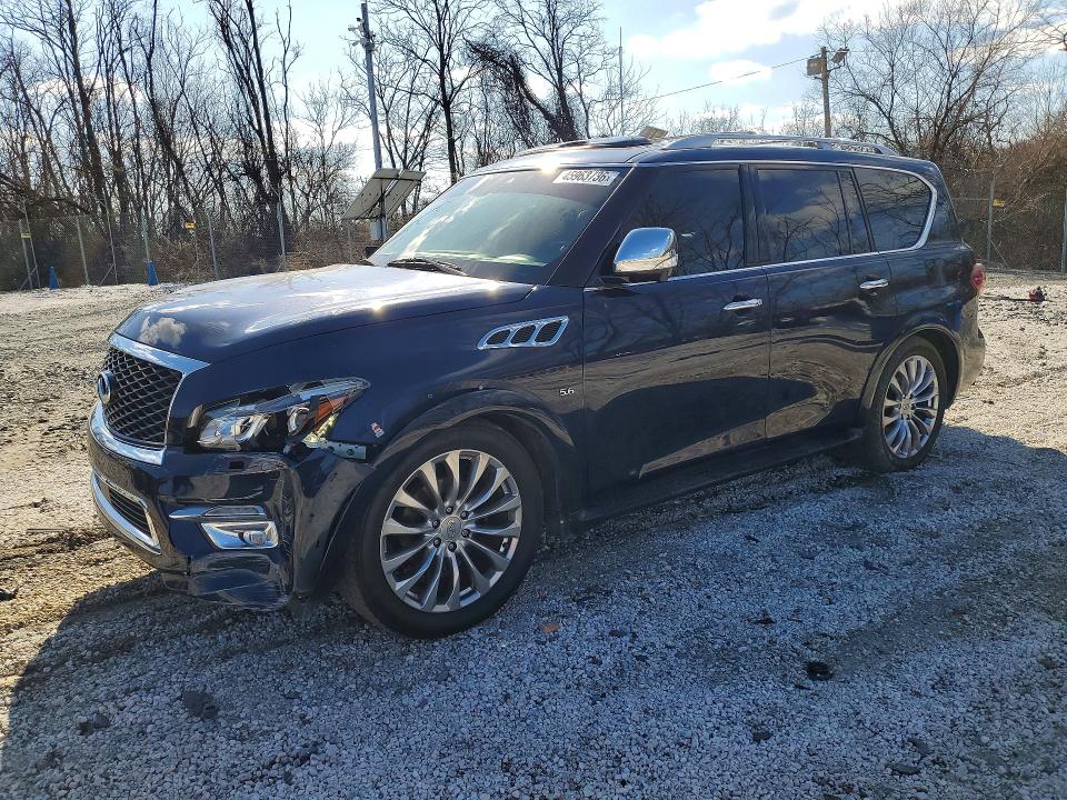 45963736 :رقم المزاد ، JN8AZ2NE1H9150110 vin ، 2017 Infiniti Qx80 مزاد بيع
