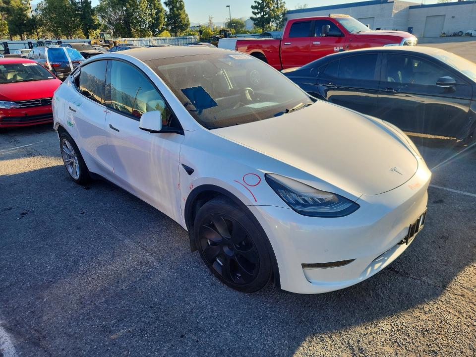 46687166 :رقم المزاد ، 5YJYGDEE7LF054685 vin ، 2020 Tesla Model Y مزاد بيع