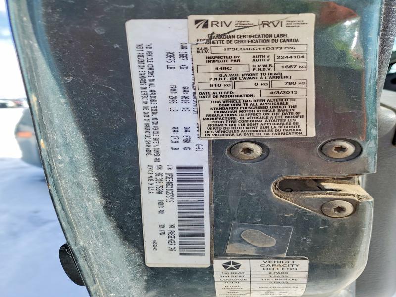 Продажа на аукционе авто 2001 Plymouth Neon, vin: 1P3ES46C11D273726, номер лота: 45940136