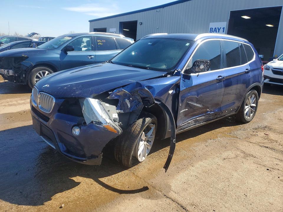 46556876 :رقم المزاد ، 5UXWX9C50D0A15624 vin ، 2013 Bmw X3 مزاد بيع