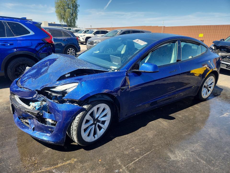 47998806 :رقم المزاد ، 5YJ3E1EA9PF448402 vin ، 2023 Tesla Model 3 مزاد بيع