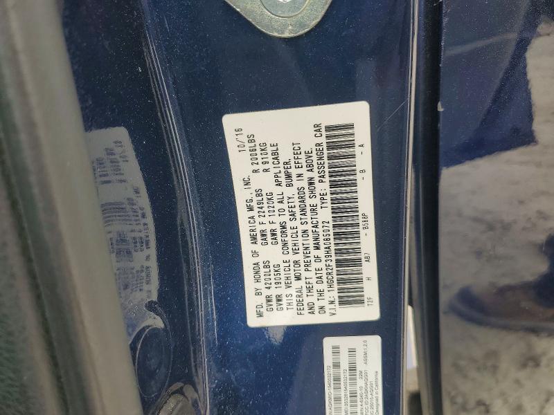Aukcja sprzedaży 2017 Honda Accord, vin: 1HGCR2F39HA085072, numer aukcji: 47948086