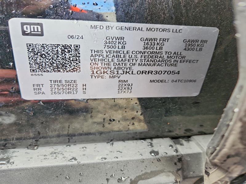 Продажа на аукционе авто 2024 Gmc Yukon Xl, vin: 1GKS1JKL0RR307054, номер лота: 46136826