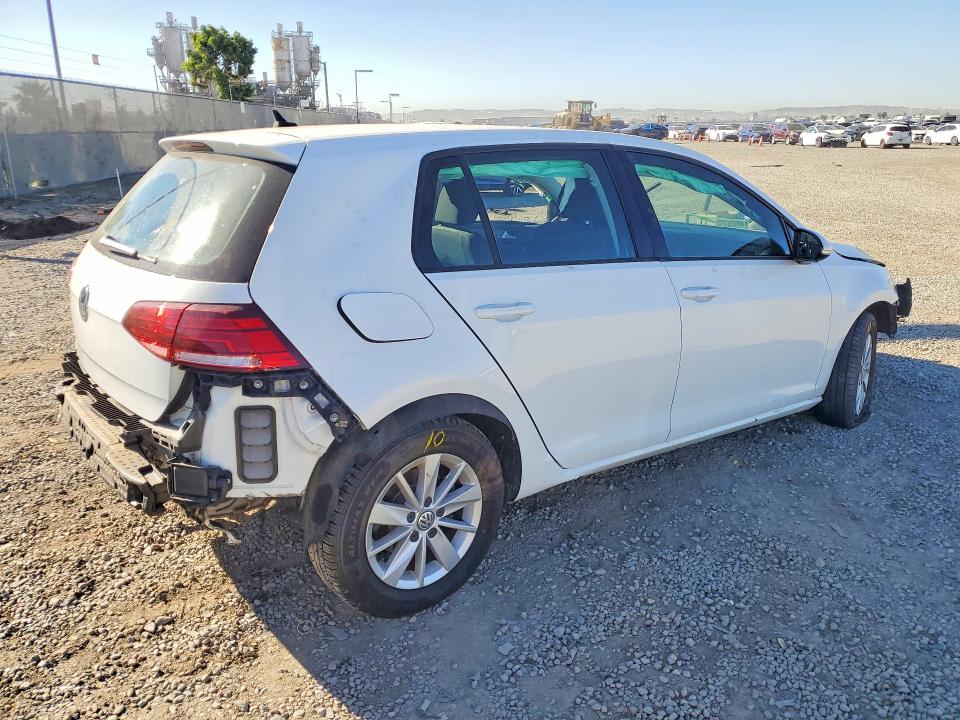 2019 Volkswagen Golf მანქანა იყიდება აუქციონზე, vin: 3VWG57AU8KM009987, აუქციონის ნომერი: 45675496