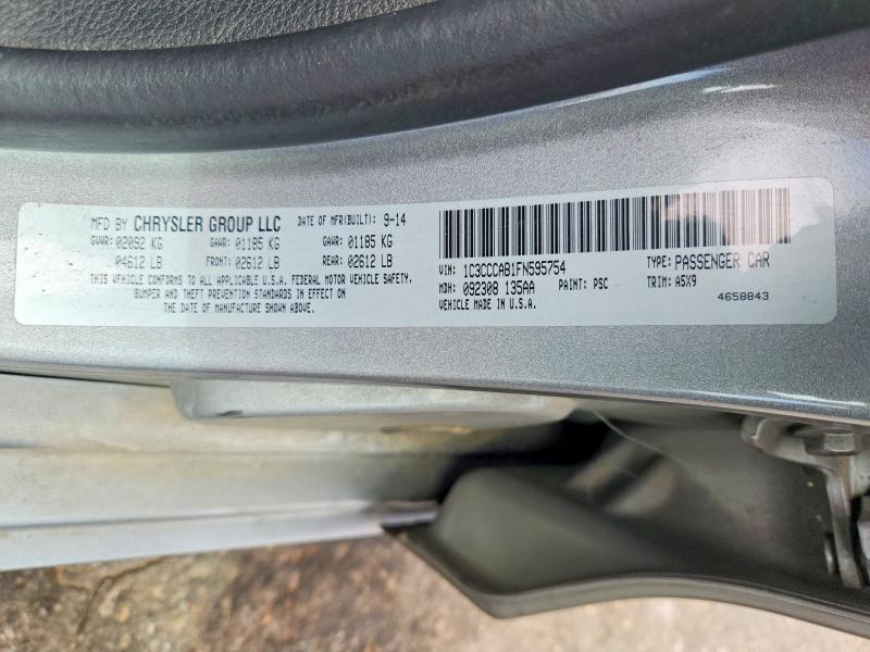 Продаж на аукціоні авто 2015 Chrysler 200, vin: 1C3CCCAB1FN595754, номер лоту: 79935695