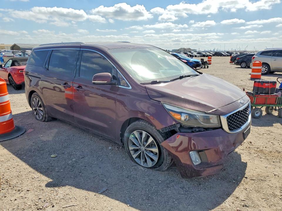 2016 Kia Sedona მანქანა იყიდება აუქციონზე, vin: KNDMC5C13G6184013, აუქციონის ნომერი: 46998586