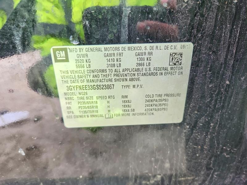 Aukcja sprzedaży 2016 Cadillac Srx, vin: 3GYFNEE33GS523067, numer aukcji: 42003286
