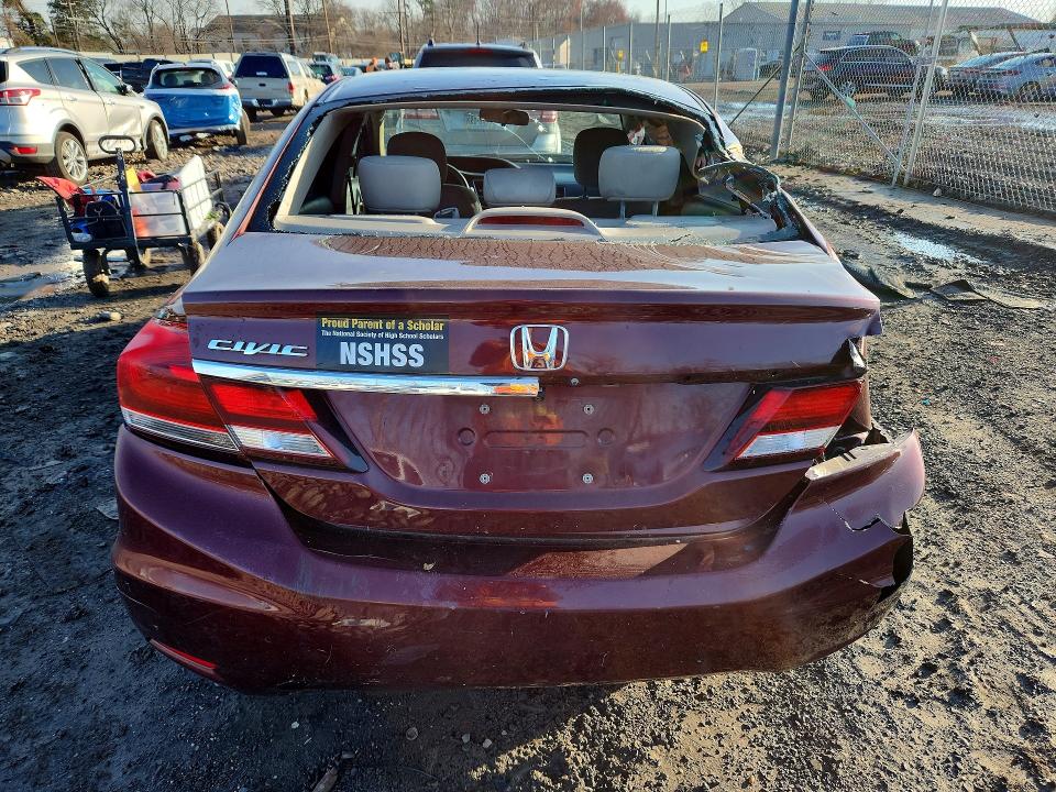 46713496 :رقم المزاد ، 19XFB2F53FE706561 vin ، 2015 Honda Civic مزاد بيع