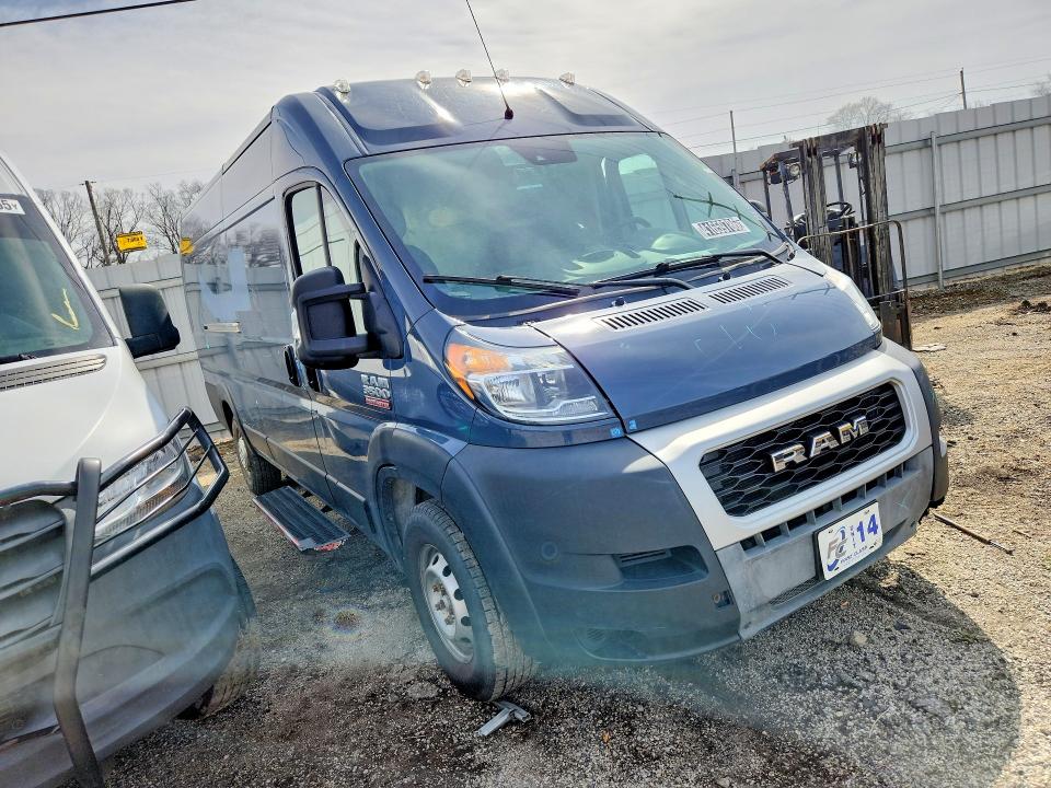 2021 Ram Promaster 3500 მანქანა იყიდება აუქციონზე, vin: 3C6MRVJG5ME582178, აუქციონის ნომერი: 41659786